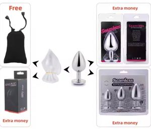 14 цветов с 5 размерам, Анальная пробка, анальная пробка для взрослых, Sm, металлический лист, драгоценный камень, Анальная пробка для женщин и мужчин, товары для секса - Product Image 3