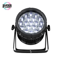 Projecteur LED Par étanche 19x12W RGBW avec zoom, contrôle DMX RDM, pour événements extérieurs, discothèques et éclairage de scène