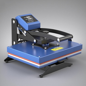 Machine de transfert de chaleur T-shirt, équipement de transfert numérique de vêtements, modèle manuel de machine à repasser plate 38*38 - Product Image 1