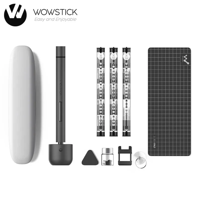 Mi Wowstick 1F+ 64 In 1 Electric Screwdriver Cordless Lithium Rechargeable LED Power Screwdriver Repair Tool Kits for Drone
