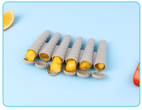 Moules à sucettes glacées en silicone YDS Moules à glaçons pour enfants, tubes à sucettes glacées réutilisables avec couvercles Conception sans goutte parfaite pour les bâtonnets de yaourt
