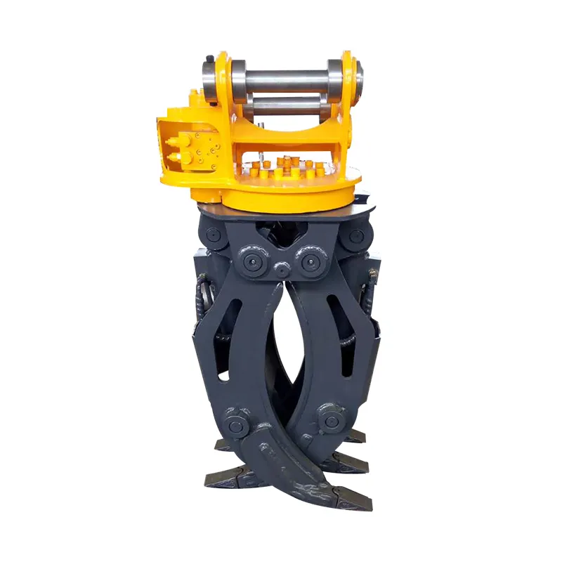 hydraulic rotator grapple excavator bucket hydraulic wood grapple