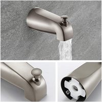 Ensemble de robinet de douche avec bec de baignoire Chrome Salle de bain Mélangeur de pluie Système de douche