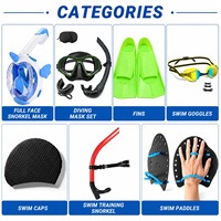 Ailerons de surf en caoutchouc, ailerons de plongée antidérapants pour l'entraînement à la natation, le snorkeling et la plongée