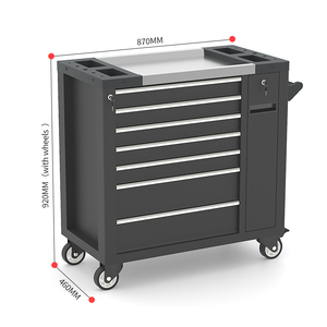 Industriële grote mobiele gereedschapskist met laden, gereedschapskast op wielen voor garage & fabrieksgebruik - Product Image 6