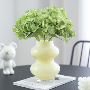 <b>Hydrangea</b> <b>Artificial</b> <b>Flower</b> Soft Plastic PVC High Simulation Wedding Home Decor Desktop Decoration - Product Image 2