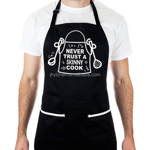 Offre Spéciale cuisine personnalisé impression tissu Logo pleine longueur bavoir femmes longs tabliers avec poches - Product Image 5