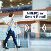 Dispositivos IoT Minew, Balizas UWB de Ultra Largo Alcance, Localizadores RTLS AoA, IP67, Nrf52832, Nrf52810, Beacon AoA, iBeacon