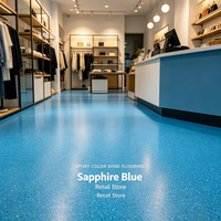 Composé de sable coloré époxy à haute résistance d'adhérence, liquide pour la rénovation de la maison, la décoration de bâtiments, fourniture en vrac