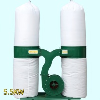 Aspirateur portable de type sac MF9055 5,5 kW pour le travail du bois, aspirateur portable de type sac à quatre barils carrés