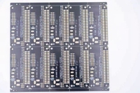 Double Row Pin PCB Adapter Board Black FR4 SMT Through-Hole Circuit Board for Electronic Device Interface Conversion