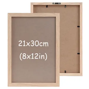 Handmade Wooden Photo Frame Premium Quality Rustic Picture Frames For Wall Art Custom Size Frame 11x14 12x18 16x20 18x24 24x36