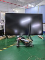 Écran tactile interactif double système d'exploitation de 86, 98 et 110 pouces |   PC tactile Android et Windows avec caméra et haut-parleurs pour les conférences