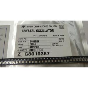 Oscilador de Cristal Compensado por Temperatura NT2520SF de 26.000 MHz, Certificado RoHS, Paquete SMD2520 para Aplicaciones de IA - Product Image 4