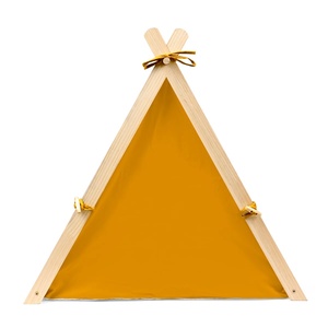 Casa para Gatos Plegable y Resistente, con Diseño Sólido Multicolor, Cojín y Marco de Madera, Casa Interior para Perros y Gatos - Product Image 4