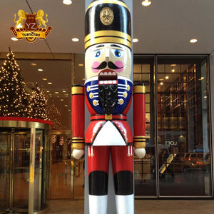 Statue de <span class=keywords><strong>Casse</strong></span>-<span class=keywords><strong>Noisette</strong></span> en Fibre de Verre de Taille Réelle, Sculpture Décorative en Résine pour Centre Commercial, Noël, Nouvel An - Product Image 2