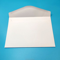 Enveloppe en papier kraft blanc de sécurité c5 a5 B6 DL ZL, lettre blanche, prix bon marché, blanc vierge, enveloppe de carte de 100 lb