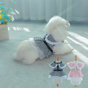 Luxury Shirt Dress Pets Outfits Leash Clothes Small Dog Party Skirt <strong>Puppy</strong> Sublimation Custom Dog <strong>Harness</strong> <strong>Design</strong> Dog Summer - Product Image 5