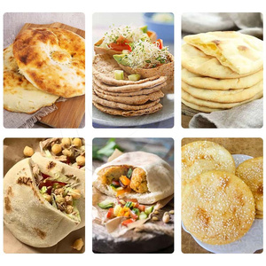 ORME 아랍어 빵 전체 생산 라인 곡물 제품 Chapati 레바논 빵 기계 만들기 전기 피타 빵 기계