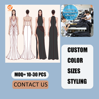 7037 Fabricant sur mesure, création de votre propre marque, faible MOQ, service de conception de vêtements, vêtements de haute qualité, robe longue pour femmes