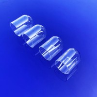 Dôme en quartz transparent, cloche en verre de quartz de petite taille pour four à vide, quartz pur à 99,99 % haute transparence, services de cintrage et de soudage