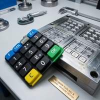 Customize High Quality Silicone Rubber Membrane Keypad Buttons for POS Industry Instruments 30-80 Shore Hardness -40C +220C