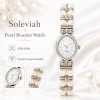 Montre-bracelet vintage en argent avec perles ovales, montre à quartz pour femme, bijoux élégants, montre-bracelet tendance pour femme, OEM ODM