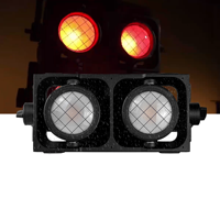 COB Stage LED Blinder Lights IP66 2 Eyes RGBA Blanc Chaud 5in1 DMX512 COB 600W Blinder Audience LED Blinder Par Light