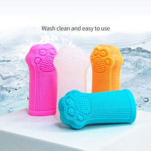 Cepillo de Dientes de Silicona para Mascotas, Cepillo de Dedo para Limpieza Bucal de Perros y Gatos, Disponible al por Mayor - Product Image 2