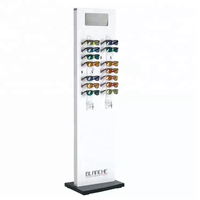 Présentoir à lunettes personnalisé, présentoir acrylique à quatre côtés pour support de lunettes de soleil, support d'armoire de Promotion