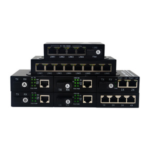 10/100/1000Mbps 2 SC 8 cổng Ethernet 3km 20km <span class=keywords><strong>SMF</strong></span> 1310nm 1550nm sợi Quang Phương tiện truyền thông chuyển đổi cho FTTH - Product Image 5