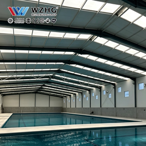 Structures en acier préfabriquées pour les bâtiments de piscines, soutenant les programmes d'entraînement et de remise en forme en piscine couverte - Product Image 1