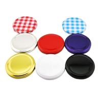 Tapas Metálicas de Hojalata sin BPA de 58mm, 63mm, 70mm, 82mm con Rosca y Cierre Giratorio para Tarros de Conservas