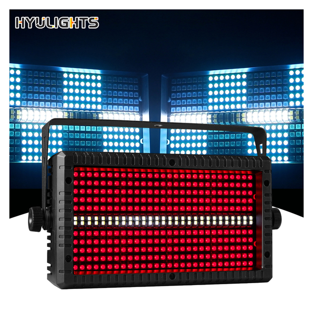 Factory Directly Sell Multi Color Dmx Control  Dj Disco Club Party 60W Rgb Led 3In1 56Pcs Led Strobe Light