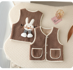 Automne hiver chaud sans manches <span class=keywords><strong>gilet</strong></span> pour garçons filles bébé enfants épaissi décontracté doublure vêtements d'extérieur <span class=keywords><strong>gilet</strong></span> <span class=keywords><strong>gilet</strong></span> - Product Image 6