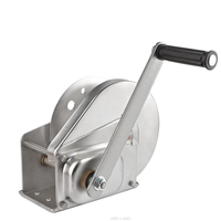 Mini ancre de bateau portable 1 tonne extracteur de câble de treuil manuel 800LBS treuils électriques cabestan