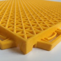 Revêtement de sol en vinyle antidérapant de conception industrielle européenne moderne, épaisseur 14 mm, carrelage de sol en plastique PP pour usage intérieur, écoles, gymnases, extérieur