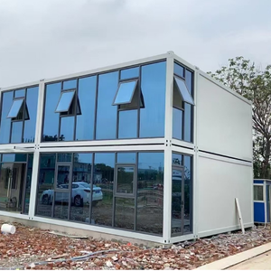 Contenitore di montaggio rapido casa di vetro tenda parete dormitorio casa <span class=keywords><strong>Mobile</strong></span> ufficio Hotel <span class=keywords><strong>centro</strong></span> di accoglienza - Product Image 2