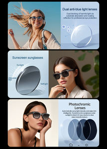 W600 Smart Wearable Headset Étanche IP65 AI Reconnaissance <span class=keywords><strong>Photo</strong></span> avec Enregistrement Vidéo AI Traduction Hommes Ai SmartGlasses - Product Image 2