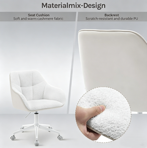 <span class=keywords><strong>Silla</strong></span> Giratoria de Materiales Mixtos al por Mayor con Revestimiento Exterior de Cuero y <span class=keywords><strong>Forro</strong></span> Interior Acogedor para Cuarto de Niñas y <span class=keywords><strong>Escritorio</strong></span> de Transmisión en Vivo - Product Image 5