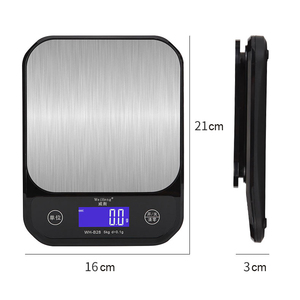 เครื่องชั่งดิจิตอลกันน้ำ USB IP67 สำหรับครัว รับน้ำหนักได้ 10 กก. สำหรับทำขนม OEM B28L พกพาสะดวกและแม่นยำ - Product Image 2