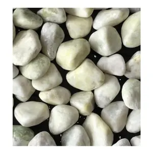 High Quality Natural Yellow Polished River Pebbles For Home And Garden Decoration Stone River Rock Pebbles