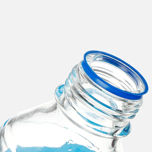 Réactifs chimiques d'utilisation de laboratoire de bouteilles en verre d'utilisation bleue transparente ronde de laboratoire de chapeau - Product Image 2