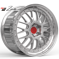 Rines de Aleación de Dos Piezas Forjados a Medida para Carreras, 18 19 20 21 22 23 24 Pulgadas, 5x100 5x108 5x112 5x114.3 5x120