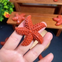 Étoiles de mer en jaspe rouge naturel en gros, cristaux de guérison, artisanat en quartz pour la décoration