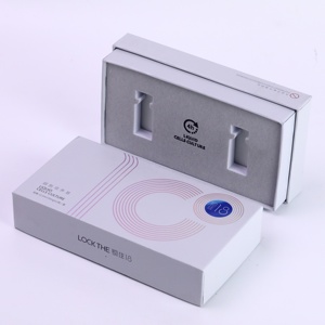 Phân Hủy Sinh Học Tùy Chỉnh In Các Tông Mỹ Phẩm 10Ml 20Ml Lọ Bao Bì Hộp Trên Và Dưới Nắp Cứng Hộp Các Tông Với Bọt EVA - Product Image 1