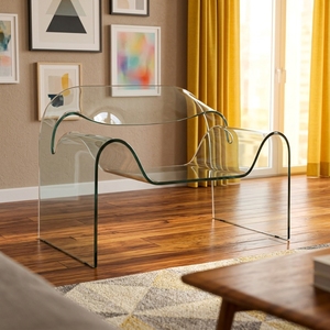 Sedia Moderna da Salotto, Modello Ghost di Cini <span class=keywords><strong>Boeri</strong></span> per Fiam, Sedia per Soggiorno e Uso Esterno in Appartamento - Product Image 3