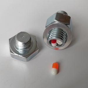 Conteneur de rangement secret à vis creuse de grande capacité, coffre-fort secret en acier inoxydable, vis et écrou, coffre-fort de diversion secret - Product Image 2