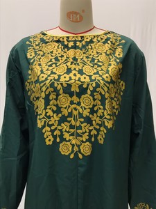 Abito Lungo Islamico Turco da Donna S-3XL, Vestito Casual Musulmano con Stampa Floreale - Product Image 4