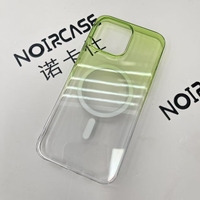 Casing ponsel magnetik gradien mewah, penutup belakang ponsel PC Glitter Bling untuk iPhone 17 Pro Max 17 Air 16 15 14 13 12 11